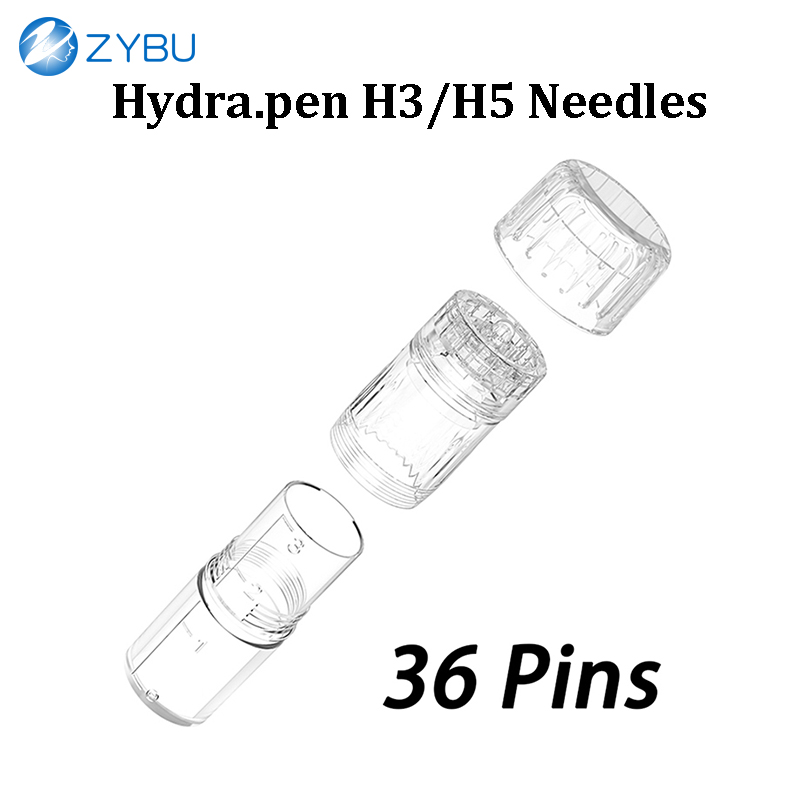 Hydra Microneedle Cartridges 50Pcs : Replaceable Tips for HydraPen H3/H5 Devices Including Round Nano HR/HS Silcone Models 12 24 36 Pins Available