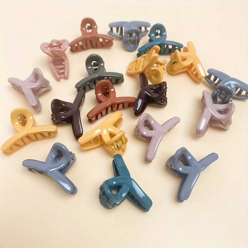 South Korea Mixed Hair Mini Small Grasp Clip Frosted Bright Cute Girls Bangs Hair Clip Small Grasp Clip Side Hairpin Hair OrnameW254021