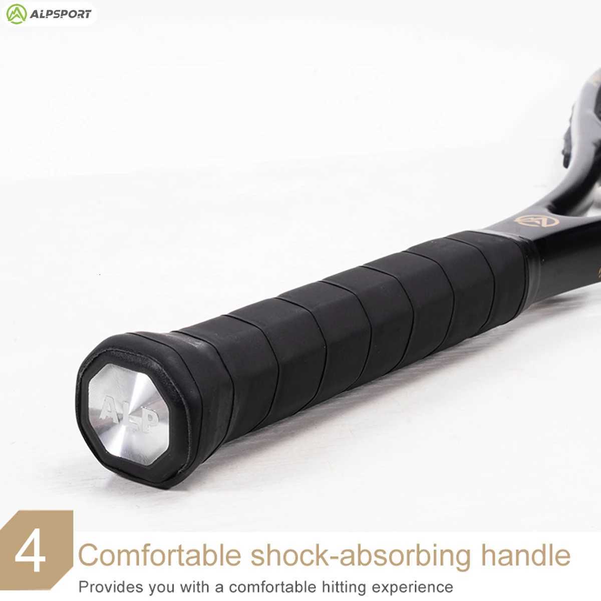 ALPSPORT JL T800 Carbon Fiber Tennis Racket 8K Professional Training Racket with Bag Adjustable Strap Men Women W251021