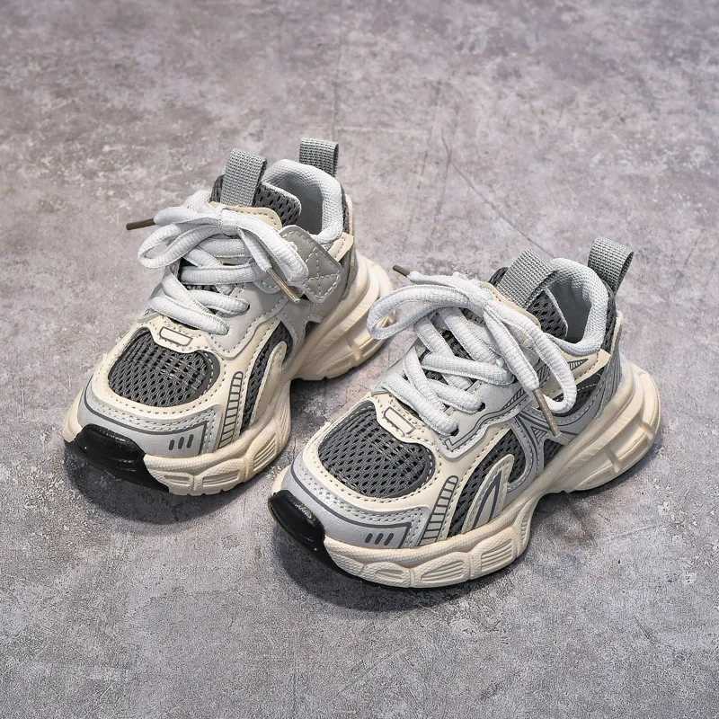 Spring Autumn New Kids Sneakers Unisex Boys Girls Shoes Trendy Dad Shoes for Older Children Casual Running Footwear C251021