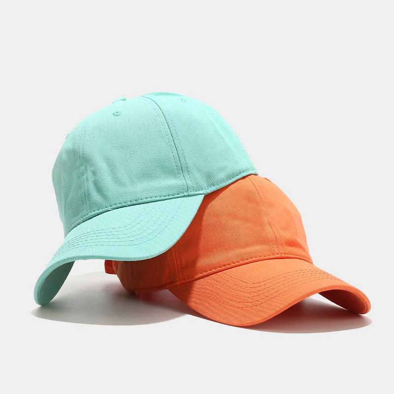 2025 New Custom Solid Color Soft Top Baseball Cap Trendy Unisex Simple Versatile Casual Duckbill Cap Slimming H251020