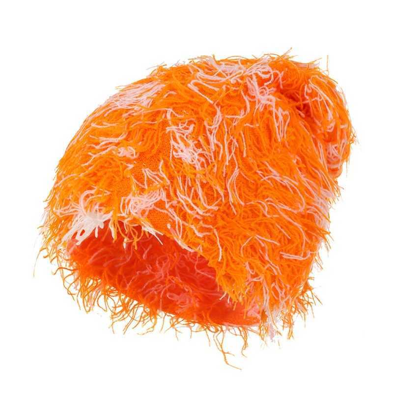 Short Knitted Hat Autumn Winter Warm Knitted Hat Hip Hop Street Round Top Hat Wholesale H251020