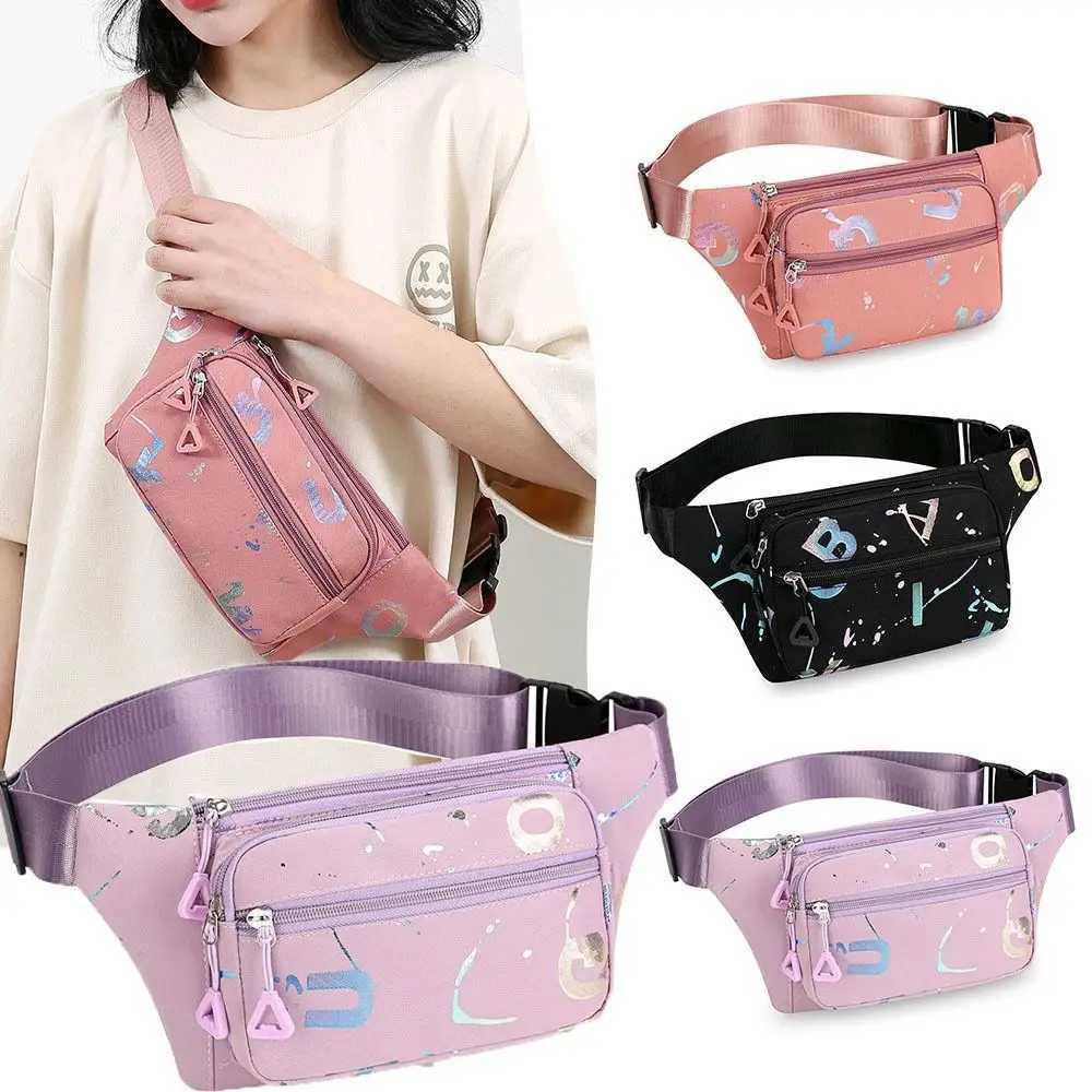 Hot Stamping Letters Sport Waist Bags Waterproof Crossbody Chest Bags Women Waist Bags Multifuntional Messenger Shoulder Bags Z251021