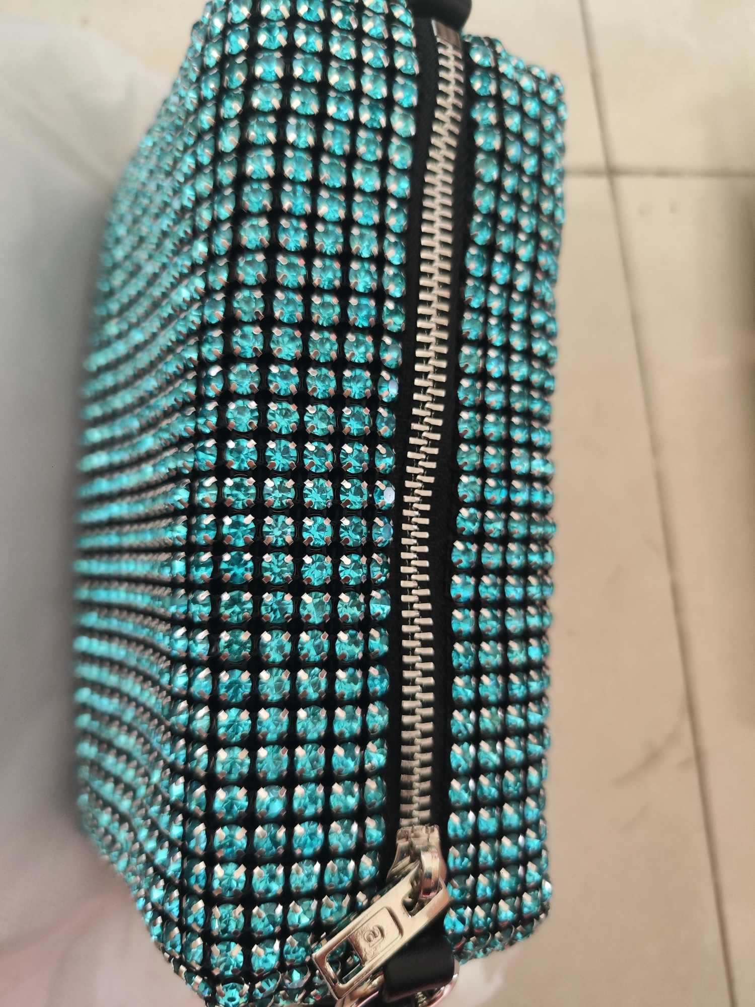 Fashion Pearl Rhinestone Womens Bag Shiny Full Of Diamonds Crossbody Handheld Underarm Bag Sacs Marques Luxes Wallets For WomanXJ251021