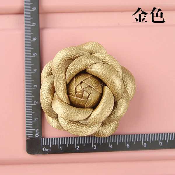 Cute DIY Handicraft PU Leather Rose Camellia Flowers Trinket For Key Chain Car Bag Pendent Charm DIY Accessories X51 W251021