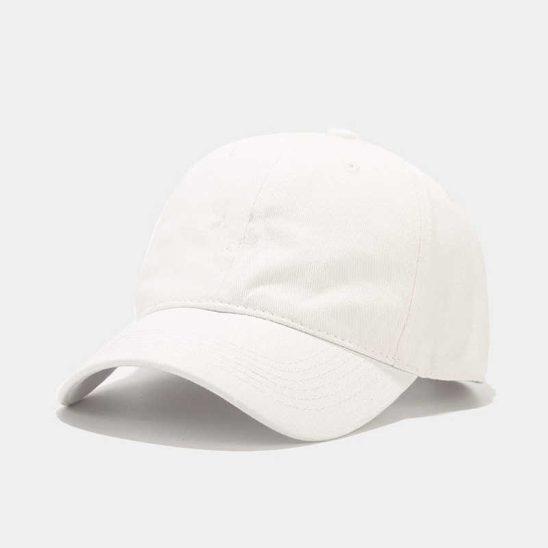 2025 New Custom Solid Color Soft Top Baseball Cap Trendy Unisex Simple Versatile Casual Duckbill Cap Slimming H251020
