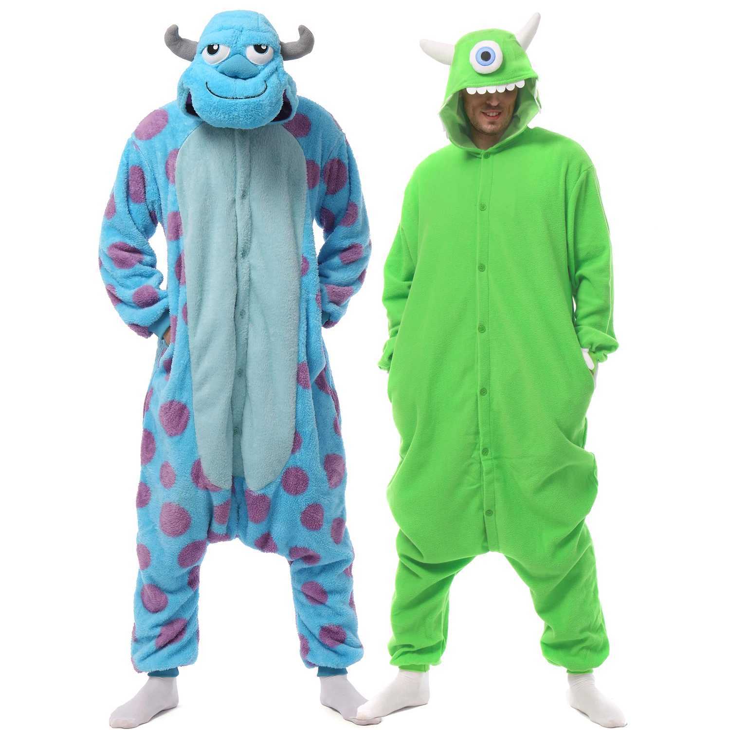Onesieshow Animal Kigurumi Pyjamas Halloween Onesie Adult Monsters Cartoon Pajama Cosplay Party Women Men Homewear XXL 3XL L25102198I5
