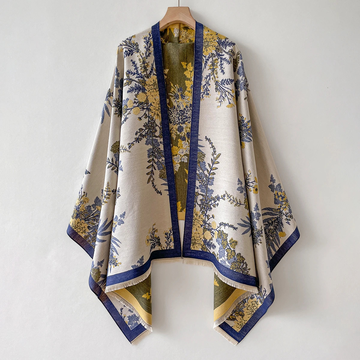 Warm Shawl Women Scarf y Cashmere Winter Blanket Wraps Casual Floral Print Pashmina Bufanda Travel Poncho Stoles Echarpe 251021