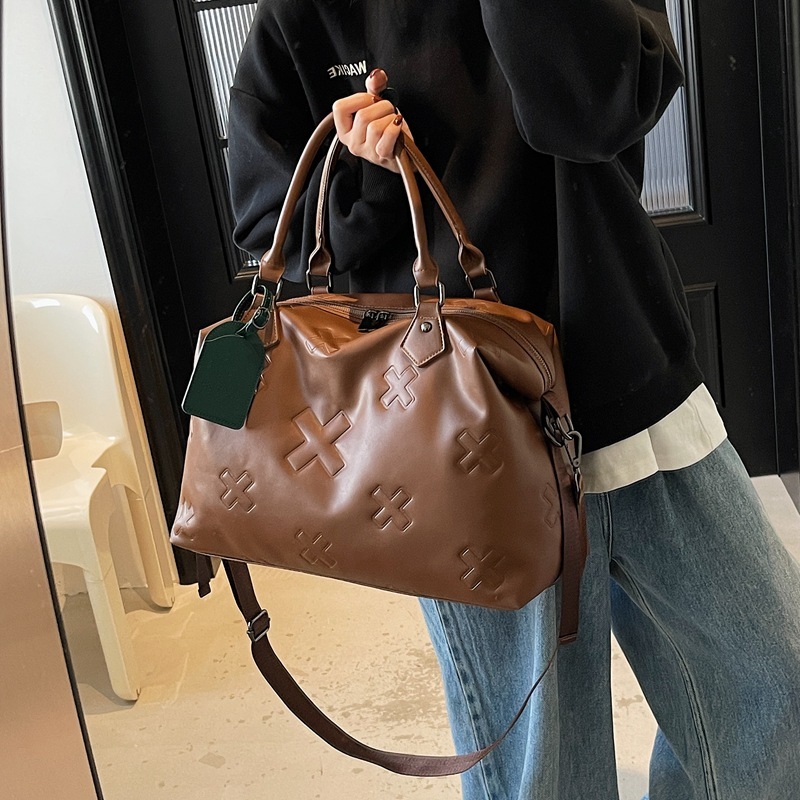 Luxury Brand Designer Bag New Fashion Short-Distance Travel Bag Large Capacity Sports Fitness Bag Women's Handheld Shoulder Luggage Bag Travel Du