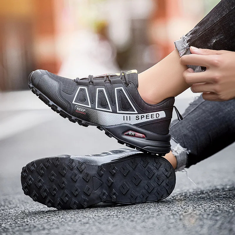 Men Hiking Shoes Outdoor Trail Running Shoes Mesh Breathable Hiking Training Shoes Large Size 3947 Casual Sports Shoes 251010