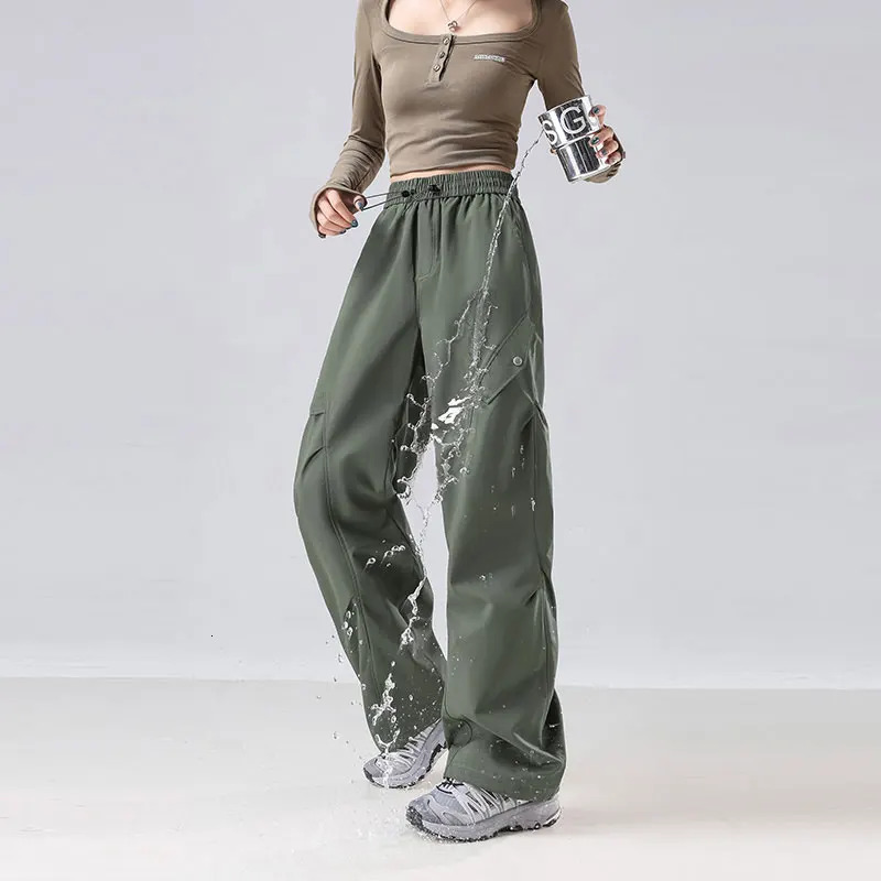 Women Hiking Pants Winter Warm Outdoor 3 In 1 Waterproof Windproof Mountaineering Removable Camping Skiing Cargo Trousers 251017