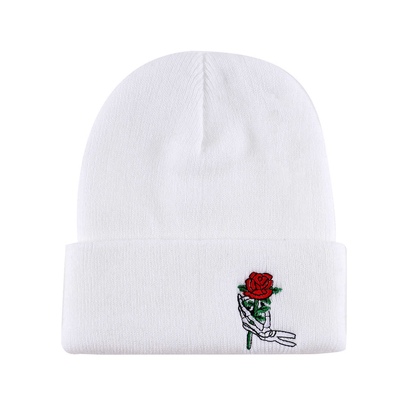 Four Seasons Embroidered Knitted Hat Windproof Versatile Simple Fashion Couple Hat Versatile Letter Men and Women Cold Hat H251020