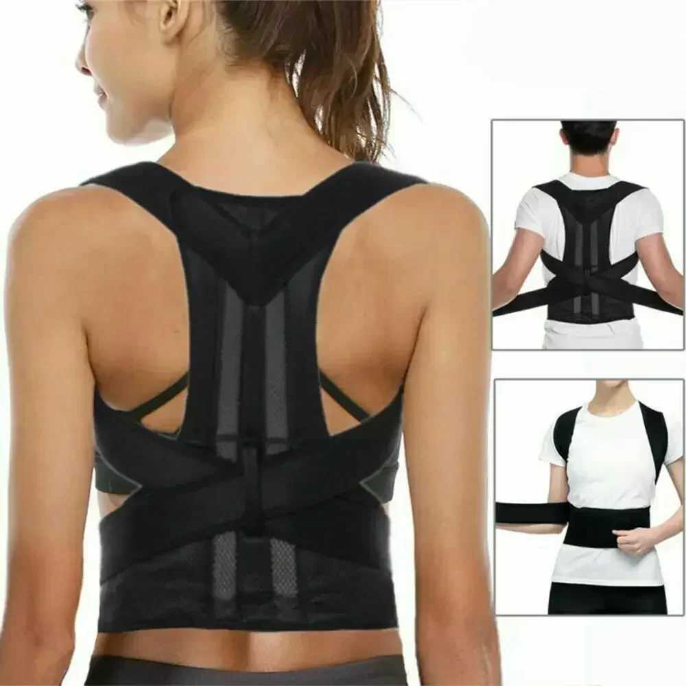 Back Posture Corrector Scoliosis Back Brace Spine Neck Stretcher Trainer Shoulder Support Posture Correction Belt Orthopedic D251021