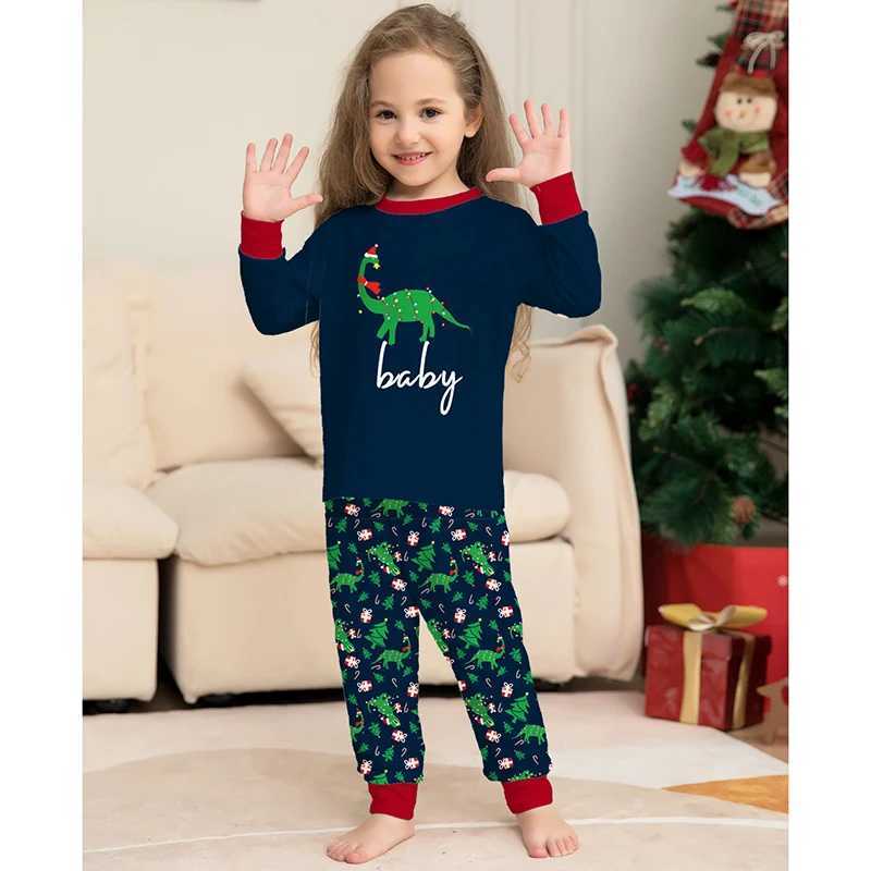 Dinosaur Family Pajama Sets Children Mom Dad Dog Pyjams Outfit Halloween Christmas Parentchild Snug Fit Romper L251021QOOU