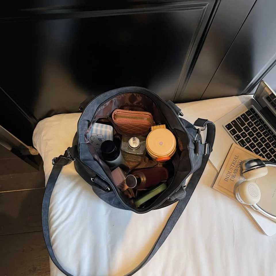 Winter Womens Soft Suede Leather Shoulder Hand Bags for Women Luxury Lazy Commuting Handbags Women Bags Deisgner Large Capacity Z251018