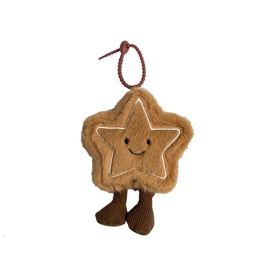 Cute Fun Star Plush Key Pendant Christmas Creative Cartoon Star Plush Doll Decoration Pendant Children Birthday Gift W251021