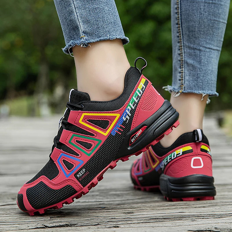 Womens Waterproof Hiking Shoes Outdoor Sports Shoes Womens Walking Travel Sports Shoes Bicycle Sports Shoes Running Sports Sho 251010