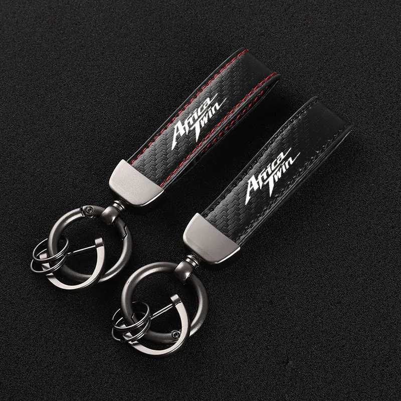 HighGrade Carbon Fiber Motorcycle Keychain Holder Keyring for Honda Africa Twin CRF1100L CRF 1000L Accessories W251021