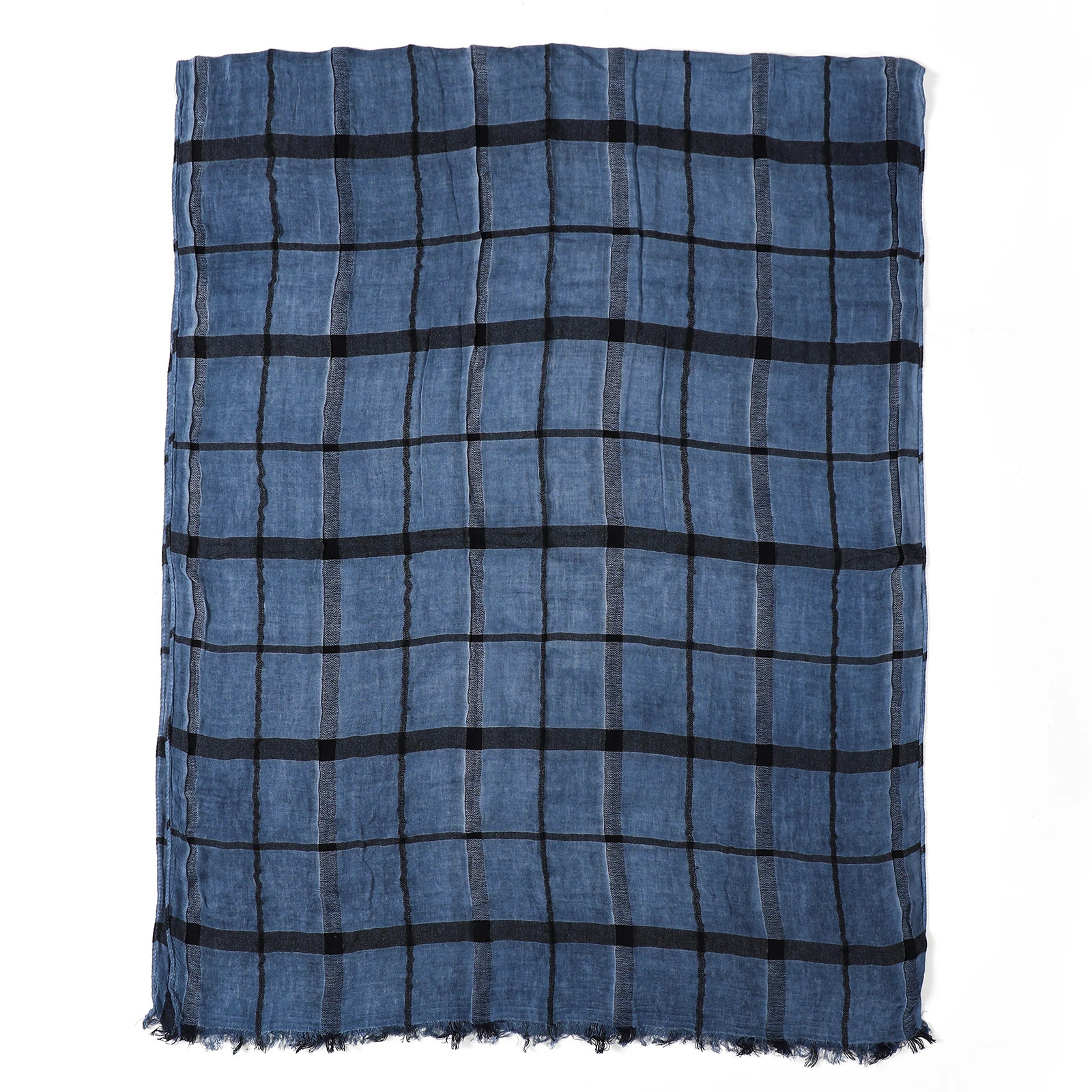 Fashion Plaid Cotton Linen Men Scarves Autumn Winter Warm Mens Scarf Short Tassel Bufanda Male Accessories Pashmina Shawl 251016