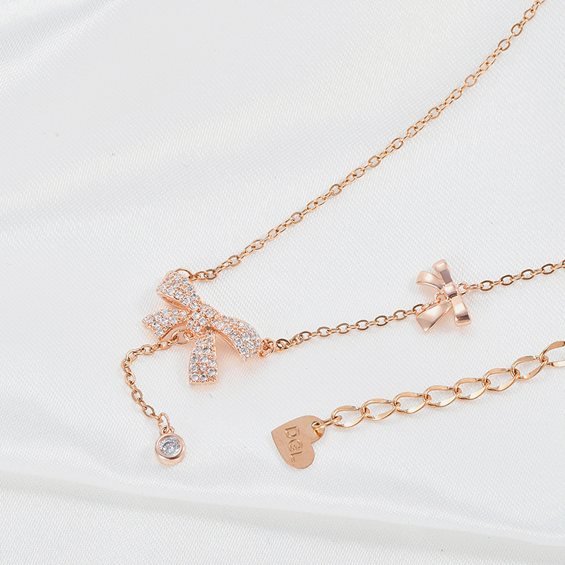 Designer necklace Fashionable gold-plated necklace, women's zircon shell collarbone chain Necklace for women free shipping Valentine's Day g