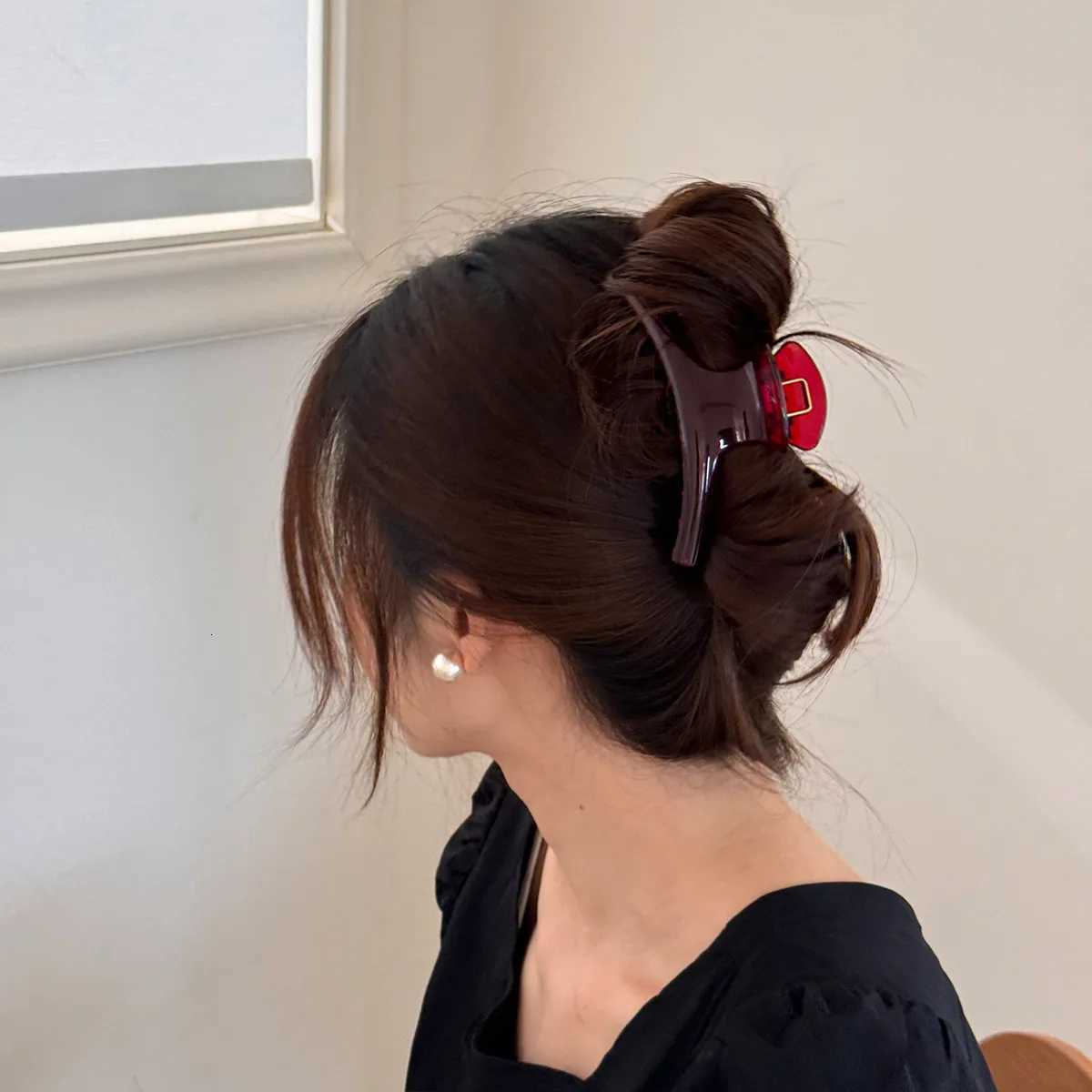 Set hair clips accessories for women girl femme pin large thick fascinators elegant Headdress crab vintage 2025 leading fashionW254021