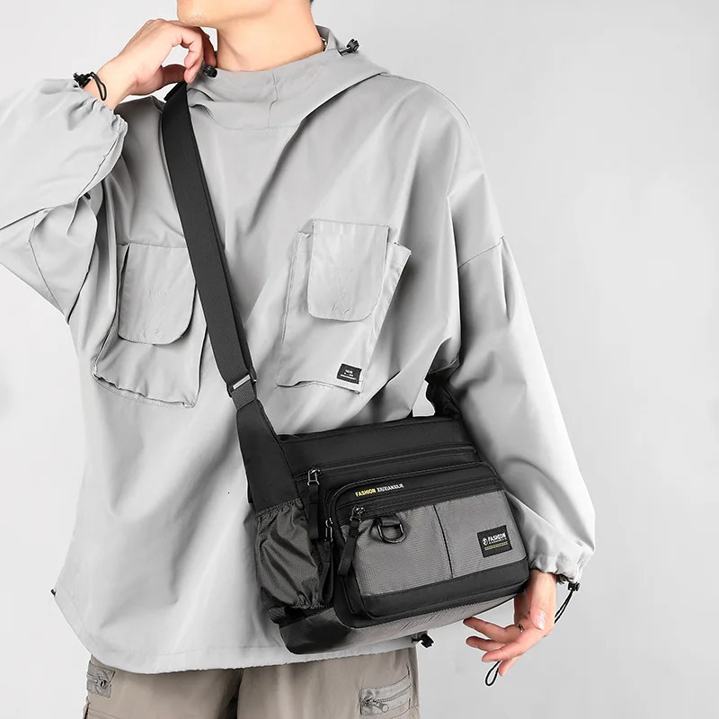 Men Crossbody Bags Male Nylon Shoulder Boy Messenger Man Handbags for Travel Casual Large Bag 251014