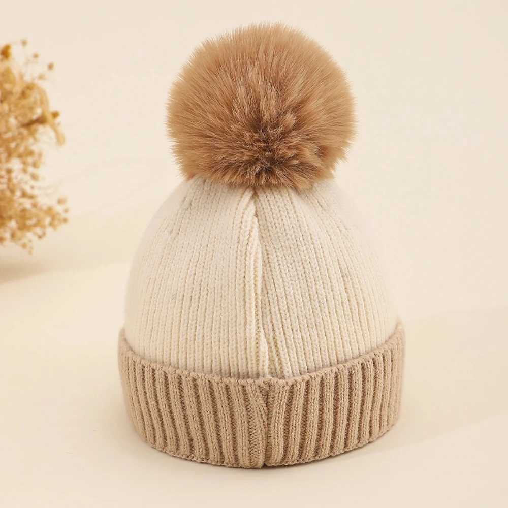 New Woof Dog Baby Hat Warm Protective Winter Knitted Hat Cartoon Windproof Thickened Earmuff Kids Winter Supplies Christmas Gift J251021