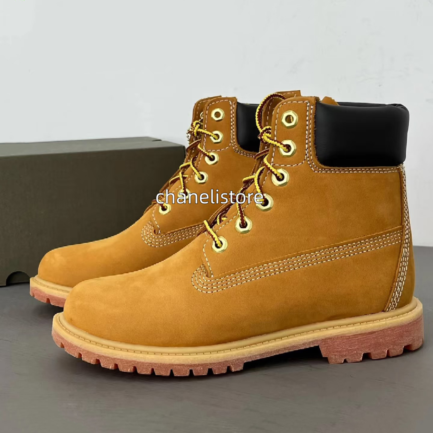 TOP boot Designer luxury Boots Shoes Men tims Boots Waterproof tims Ankle Classic Martin Shoe Cowboy Yellow Red Blue Black Pink Hiking Motorcycle Boots size 36-47