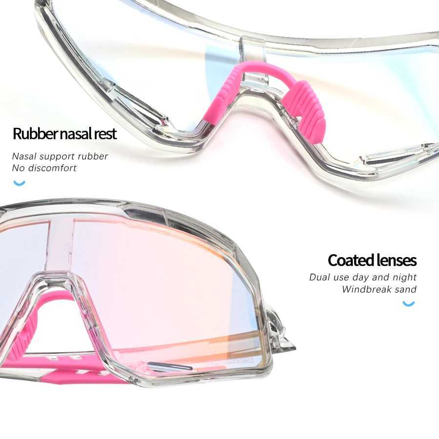 ELICIT Auto Tint Bike Sunglasses for Men Women MTB Cycling Climbing Outdoor Sports UV400 J251114