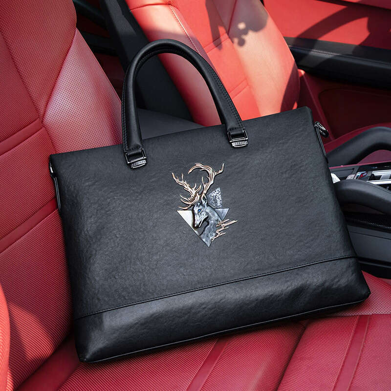 Luxury bag Briefcase Handbag Single Shoulder Business Laptop Simple Casual Men s Bag Office