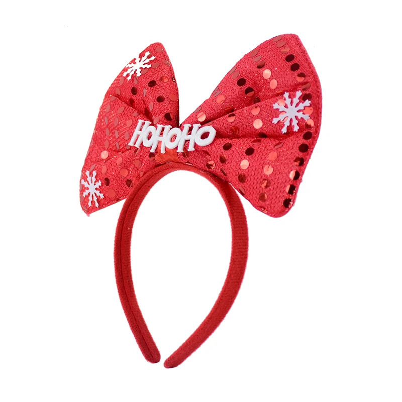 Christmas Headband Kids Adult Santa Claus Elk Xmax Tree Hair Accessories Po Props Christmas Decoration 2025 Year Gifts 251021