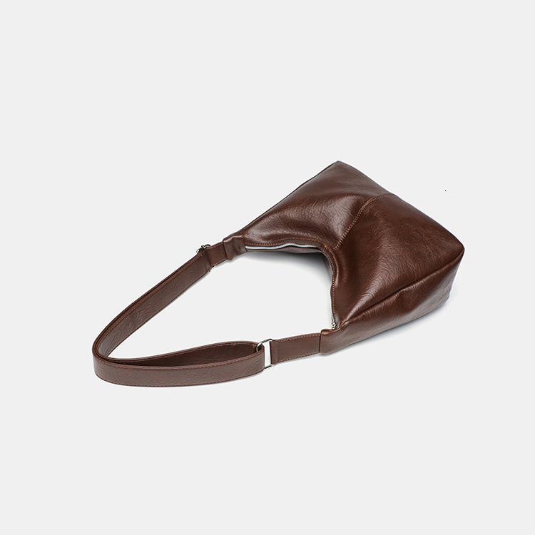 2025 Autumn and Winter New Designer Bag Retro Style Solid Color Women's Shoulder Bag New Trendy Fashion Luxury Handbag Versatile Commuter Bag