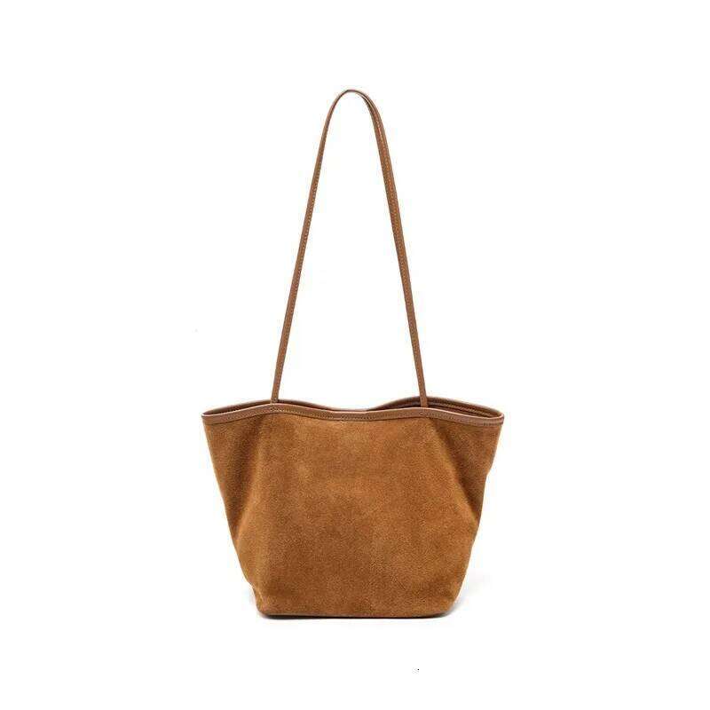 Leopard Print Deer Skin Shoulder Bag 2025 Niche Women's Fashion Retro Style High-End Commuting Armpit Tote Handbag