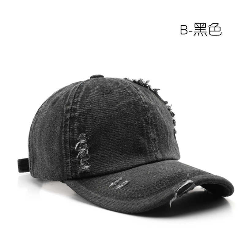 Womens Unique Washed Distressed Solid Color Baseball Cap Outdoor Mens Travel Warm Sunshade Baseball Cap H251020