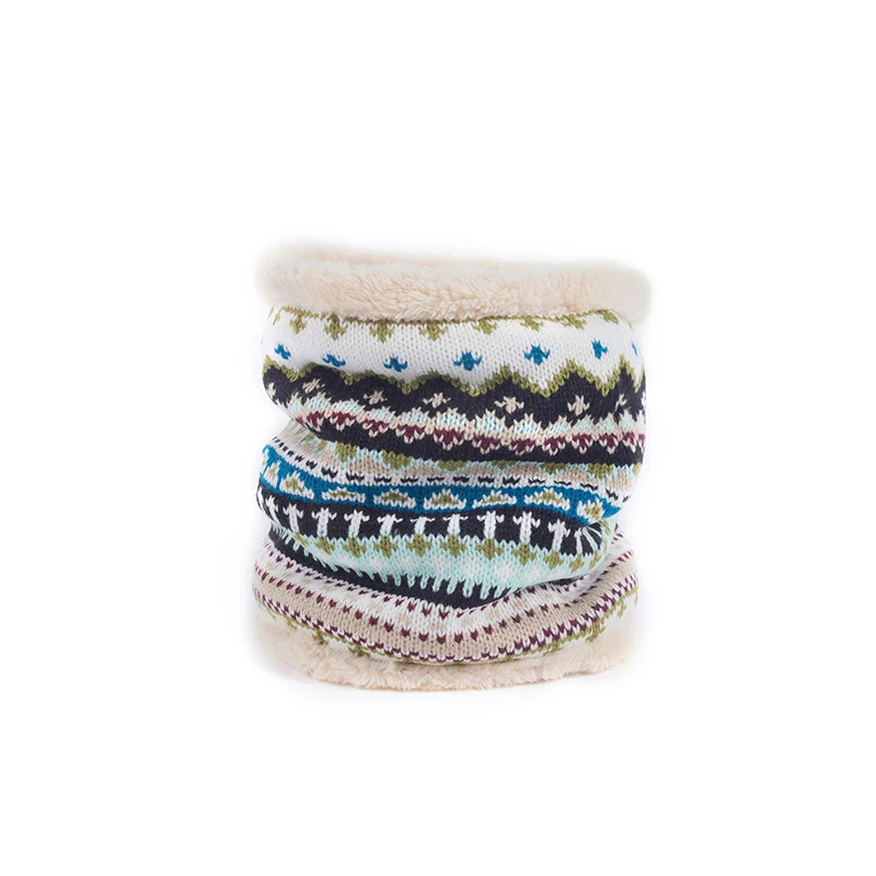 Winter Scarf Warm Fashion Neckerchief Knitting Scarf Circle Outdoor Ski Casual Scarf Loop Warmer Men and Women 251021