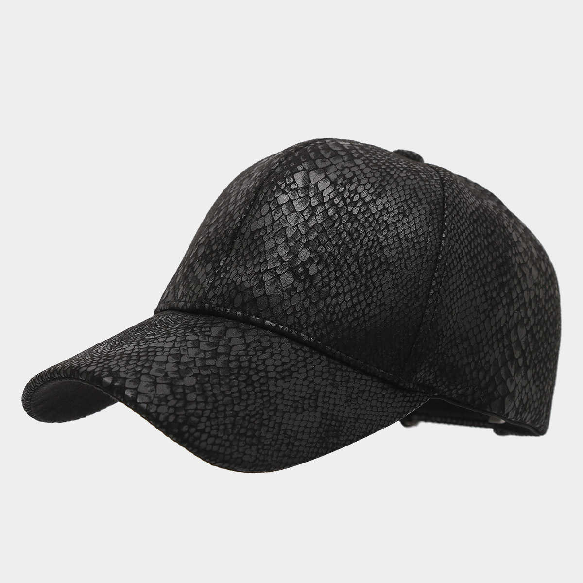 New Snake Pattern Baseball Cap for Men and Women Street Fashion Personality Duckbill Cap Spring and Summer Casual Sun Hat H251020