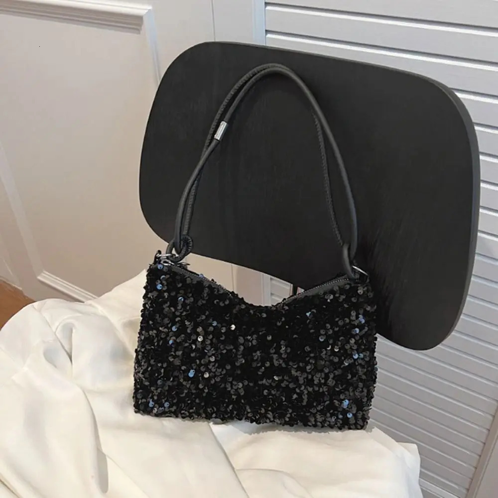 Solid Color Sequins Crossbody Bags Fashion INS Sequins Shoulder Bags Phone Purse Handbag Evening Clutch Bag Girl DIY 251021
