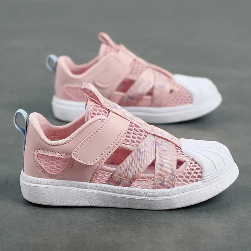 Summer Children Mesh Casual Shoes Girl Sneakers Non Slip Kids Sport Footwear Outdoor Comfortable Breathable Walking Shoes C251021