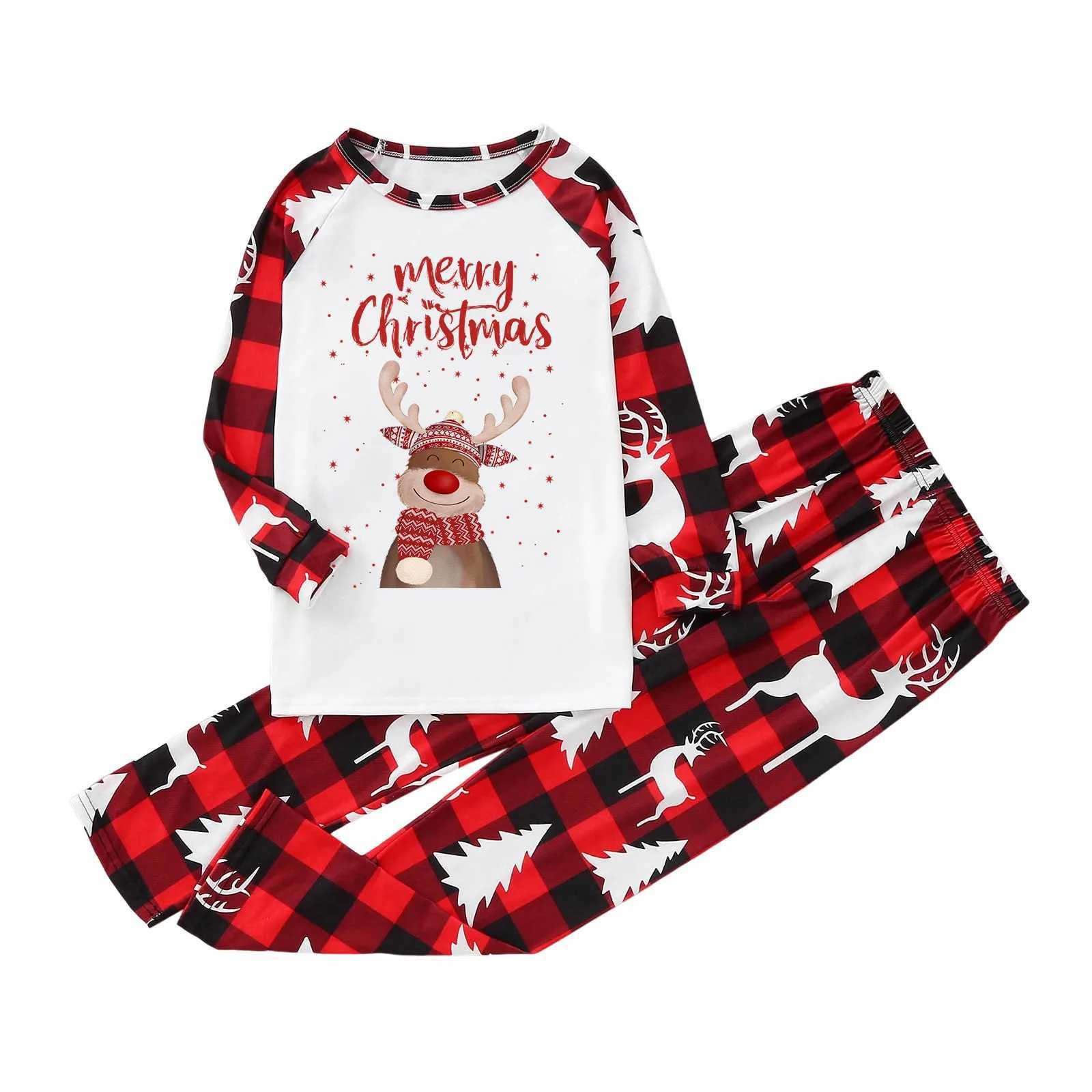 Christmas Pyjamas Family Set Pyjamas Christmas Partner Women Men Children New YearS Clothes ParentChild Matching Pajamas Set L251021NFPX