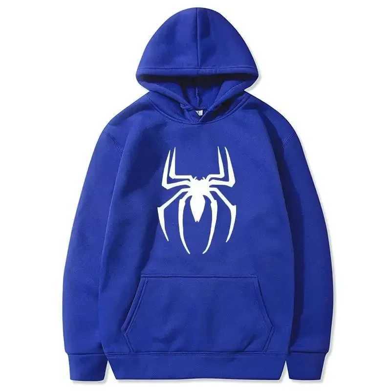 Parkour printhoodies spider men hoodie for men clothing women pullovers winter sweater sweatshirt jackets black white W251021