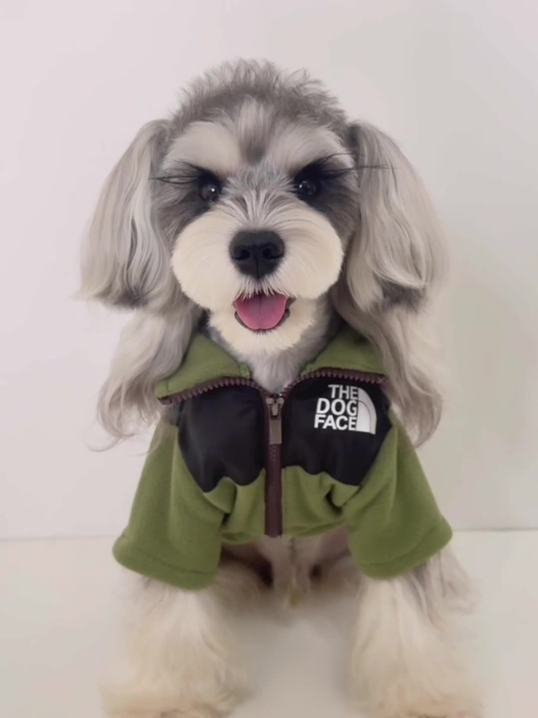 designer dog clothes Fleece Dog Jacket, Zip-Up Color-Block Hoodie, Warm Lightweight Polar Fleece Coat for Small/Medium Pets, XS,9XL