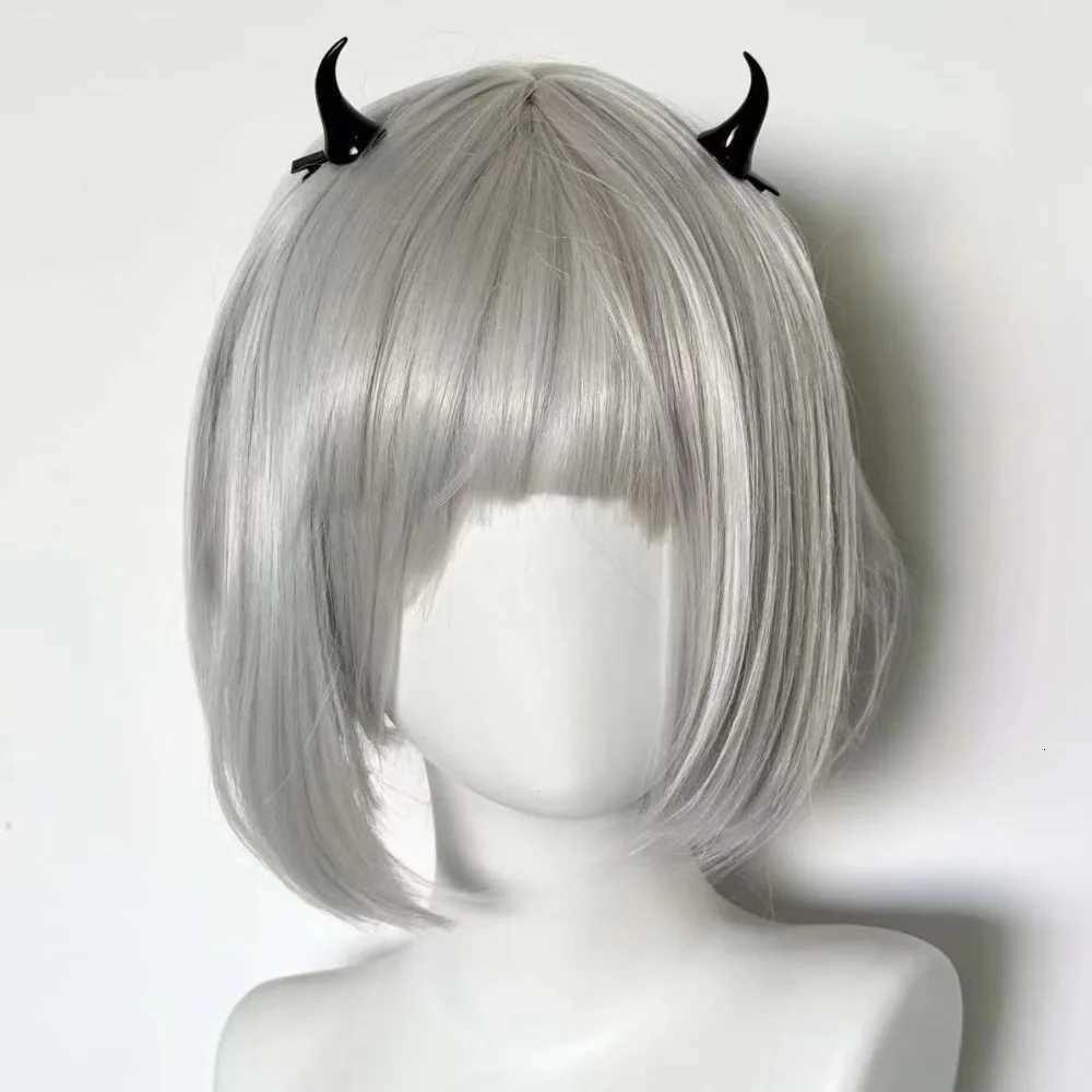 Halloween Hair Accessories Clip 1 Pair Small Demon OX Horn Hairpins Gothic Party Cosplay Costume Pin Hairpins Costume HornW254021