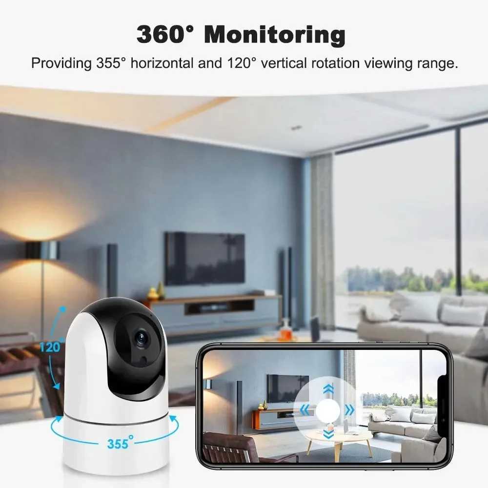 Tuya 5G WiFi IP Camera Indoor 6MP Wireless Security Surveillance Camera Auto Tracking Baby Monitor IR Night Vision 6x Zoom Cam J251121