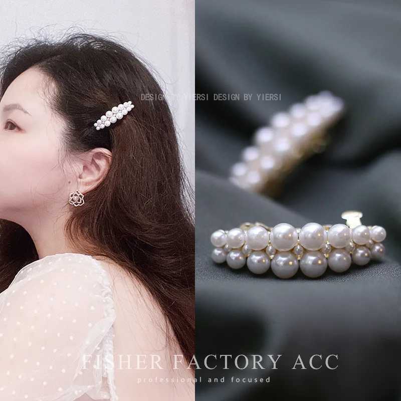 2025 Korea Elegant Pearl Hairpins Women Girls Gifts Hair Clips Pins Barrettes Accessories Hairgrips Headdress Headwear OrnamentW254021