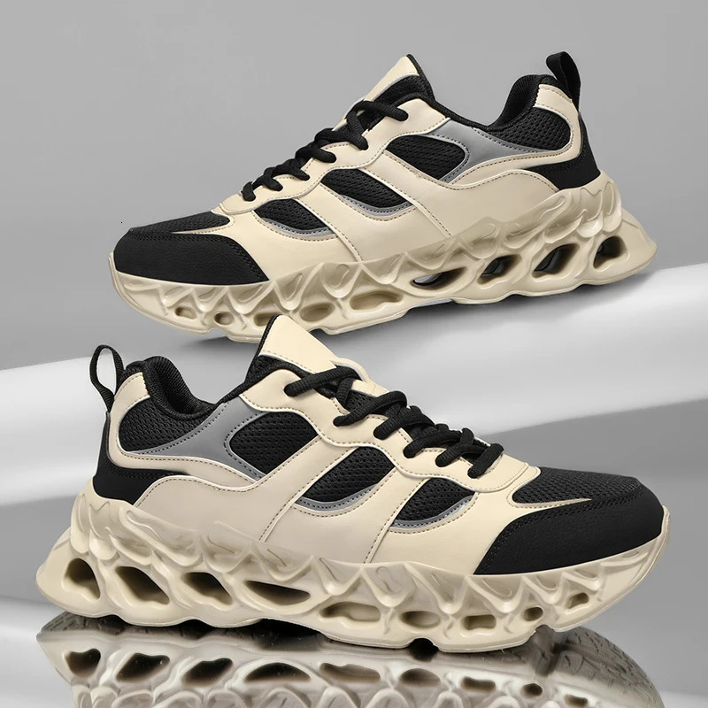 YRZL Mens Casual Breathable Mesh Running Sneakers Men Lightweight Comfortable Walking Shoes Non Slip Fashion Sport Shoes Outdoor 251017