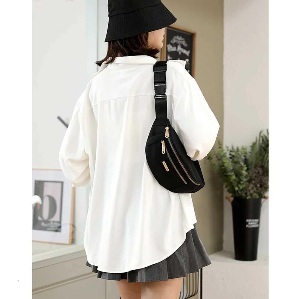 Waist Pack Lady Bags Fashion Solid Casual Street Messenger Chest Bags for Women Nylon Waist Bag Versatile Crossbody Bag Z251021