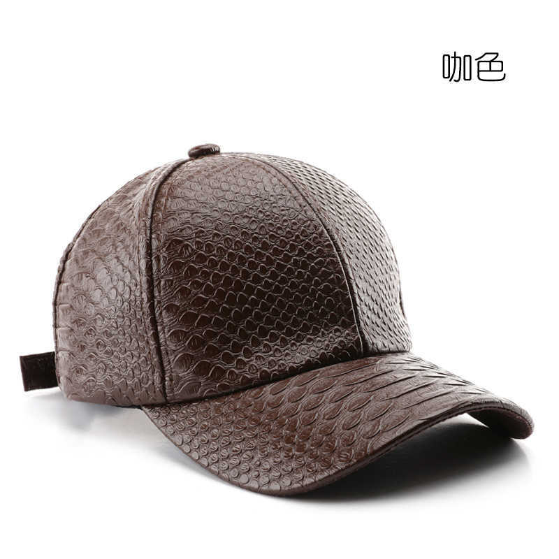 Womens Hat Autumn Winter Leather Solid Color Plain Baseball Cap Outdoor Sports Mens Travel Sun Protection Visor Sun Hat Duckbill Cap H251020