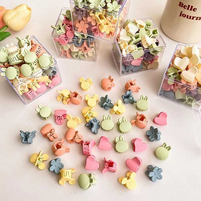 Colorful Candy Clasp Clip Mini Small Princess Head Broken Hair Clip Summer Forehead Bangs Side Clip Broken Hair HeadpieceW254021