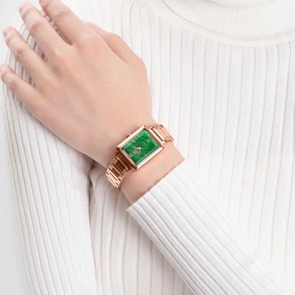 NAVIFORCE Women Casual Quartz Classic Stainl Steel Str Wrist Square Ladies es Simple Clock Relogio FemininoXJ251021