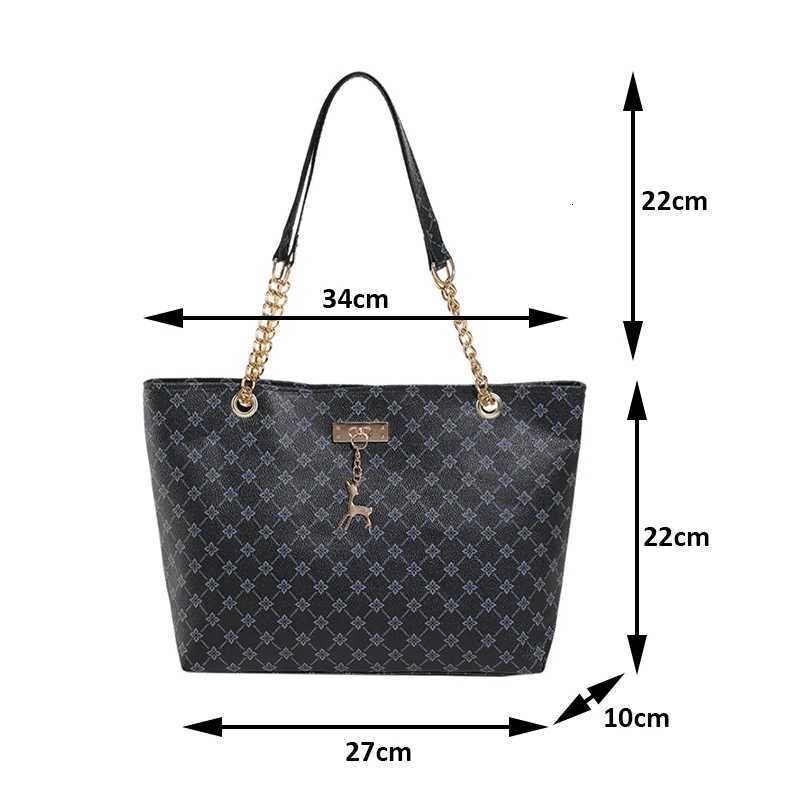 New Presbyopia Handbag Texture Soft Leather Large Capacity Tote Women Bag With Hanging Accessories Shoulder BagXJ251021